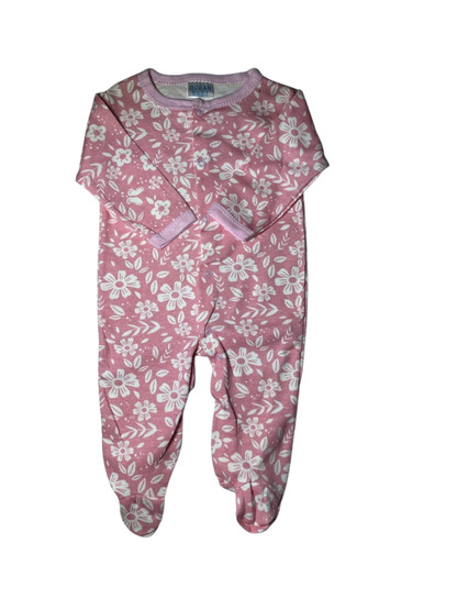 Pink Floral Baby Set
