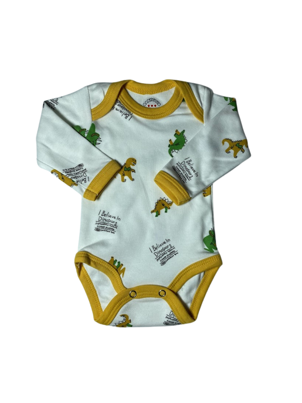 Yellow Dinosaur Baby Set